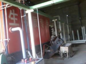 甘肃省白银市平川区生物质锅炉施工中
